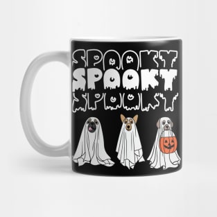 Halloween Spooky Ghost Dog Mug